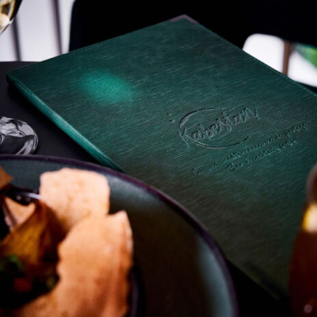 porte menu simili cuir lyon18