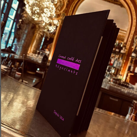 porte menu simili cuir lyon19